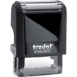 Need custom stamp daters? This Trodat Printy 4910 model is a self-inking rectangular stamp dater with up to 2 lines of customization.