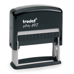 Need self-inking stamps? Check out our Trodat Printy 4917 2" self-inking rectangular stamp with up to 2 lines of customization at the EZ Custom Stamps Store.